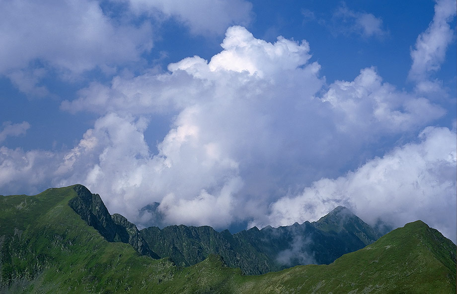 Fogarasze, widok z Moldoveanu (Rumunia - Fogarasze i Bucegi)